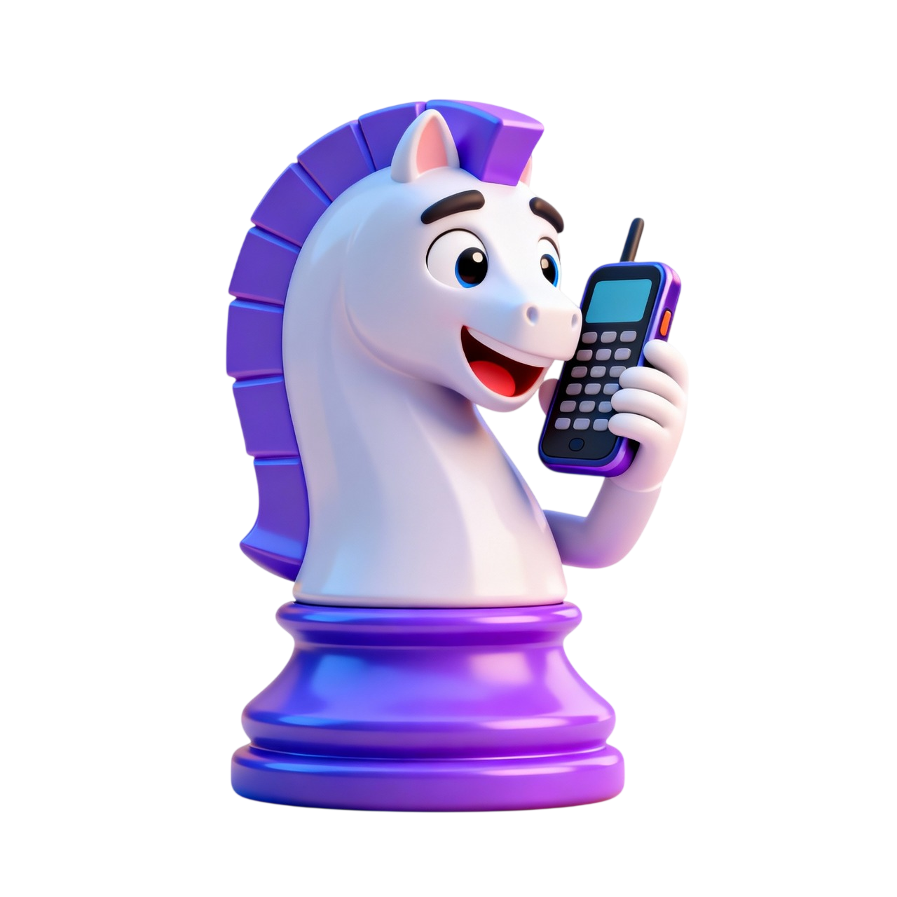 Cartoon Knight Thinking